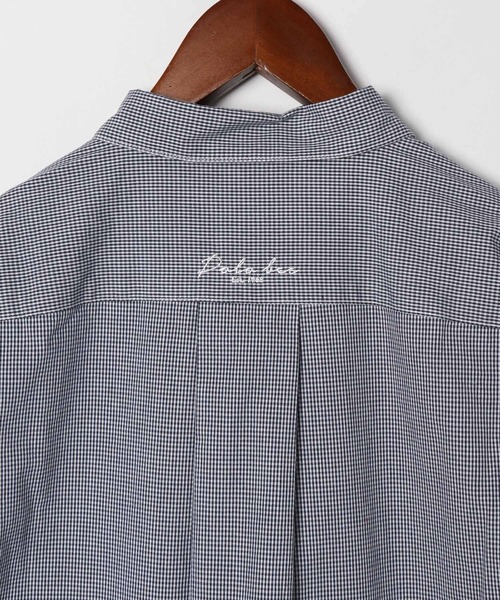 POLO BCS（ポロ ビーシーエス）の「【POLO BCS(ポロ・ビーシーエス)】コラボ刺繍BIGシャツ（シャツ/ブラウス・レディース・ネイビー/オフホワイト/グリーン/ブルー・FREE）」の7枚目の写真