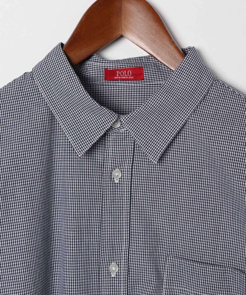 POLO BCS（ポロ ビーシーエス）の「【POLO BCS(ポロ・ビーシーエス)】コラボ刺繍BIGシャツ（シャツ/ブラウス・レディース・ネイビー/オフホワイト/グリーン/ブルー・FREE）」の8枚目の写真