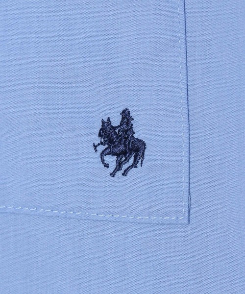 POLO BCS（ポロ ビーシーエス）の「【POLO BCS(ポロ・ビーシーエス)】コラボ刺繍BIGシャツ（シャツ/ブラウス・レディース・ネイビー/オフホワイト/グリーン/ブルー・FREE）」の19枚目の写真