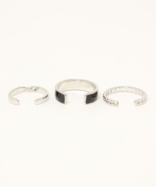 apres jour mignon(アプレジュールミニョン)の「【apresjour mignon×ARIAZ】3セットリング(リング・レディース・シルバー・ONESIZE)」の4枚目の写真