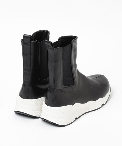 Andemiu（アンデミュウ）の「【軽量＆伸縮素材】ストレッチスニーカーブーツ185104（スニーカー・レディース・オフホワイト/ブラック・MEDIUM/LARGE）」の9枚目の写真