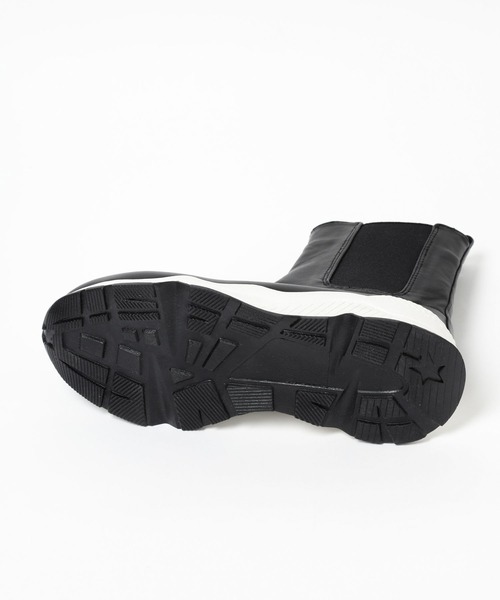 Andemiu（アンデミュウ）の「【軽量＆伸縮素材】ストレッチスニーカーブーツ185104（スニーカー・レディース・オフホワイト/ブラック・MEDIUM/LARGE）」の10枚目の写真