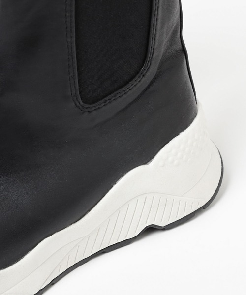 Andemiu（アンデミュウ）の「【軽量＆伸縮素材】ストレッチスニーカーブーツ185104（スニーカー・レディース・オフホワイト/ブラック・MEDIUM/LARGE）」の14枚目の写真