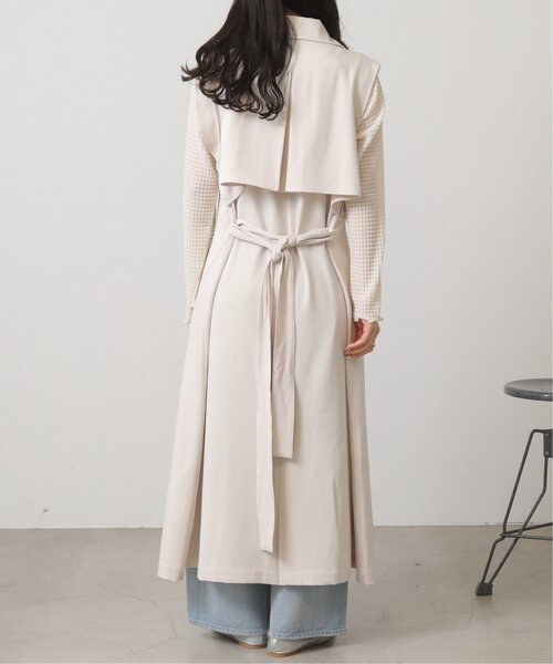 RAY CASSIN(レイカズン)の「ノースリトレンチコート(トレンチコート・レディース・サンドベージュ/キナリ・FREE)」の11枚目の写真