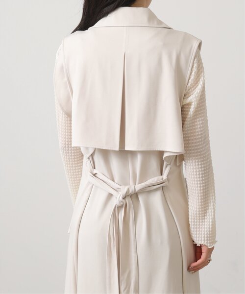 RAY CASSIN(レイカズン)の「ノースリトレンチコート(トレンチコート・レディース・サンドベージュ/キナリ・FREE)」の14枚目の写真