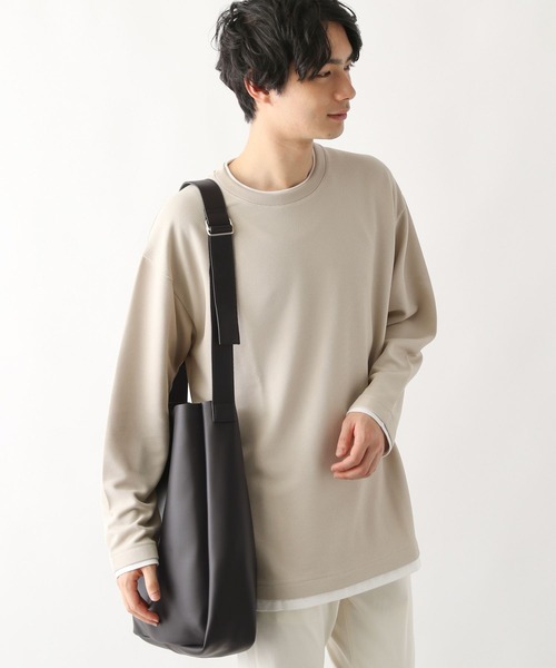 GLOBAL WORK（グローバルワーク）の「アーバンキャリーワンショルダー/182158（ショルダーバッグ・メンズ・ブラック/チャコールグレー・ONE SIZE）」の6枚目の写真