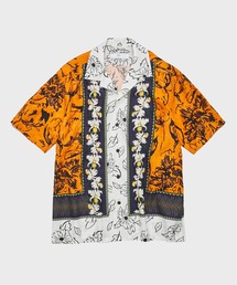 TOGA VIRILIS | Cupra cotton twill print shirt(シャツ/ブラウス)