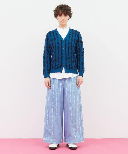 FRAPBOIS（フラボア）の「カトラリーニット カーデガン（カーディガン/ボレロ・レディース・ベージュ/ブルー・1/2）」の16枚目の写真