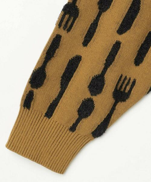 FRAPBOIS（フラボア）の「カトラリーニット カーデガン（カーディガン/ボレロ・レディース・ベージュ/ブルー・1/2）」の21枚目の写真