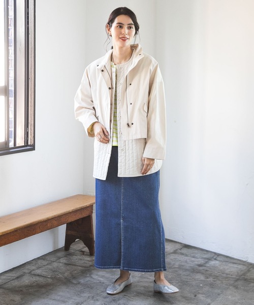 LEPSIM（レプシィム）の「デニムナロースカート　163992（デニムスカート・レディース・ピンク/オフホワイト/ブルー・MEDIUM/LARGE）」の14枚目の写真