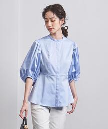 UNITED ARROWS | C サテン バルーンスリーブ ブラウス(シャツ/ブラウス)