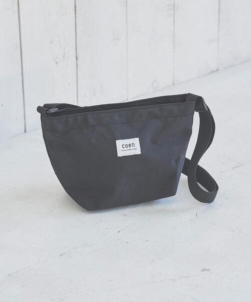 coen(コーエン)の「ワッシャーショルダーバッグ(ボディバッグ/ウエストポーチ・レディース・ブラック/ベージュ/ターコイズブルー・FREE)」の4枚目の写真