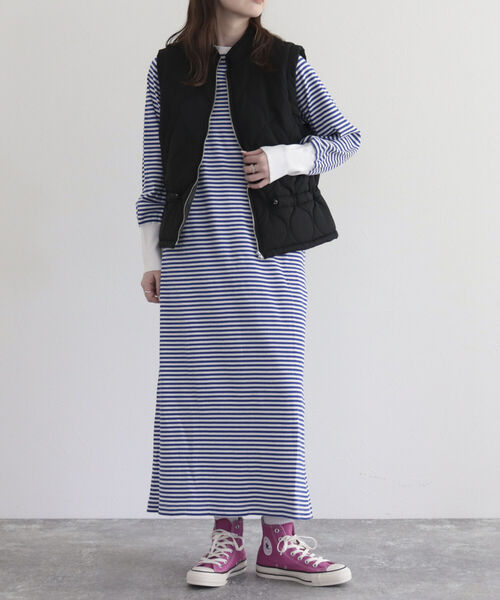 fredy emue（フレディエミュ）の「【fredyemueフレディエミュ】キルティングベスト（ダウンベスト・レディース・アイボリー/ピンク/ブラック・38）」の20枚目の写真