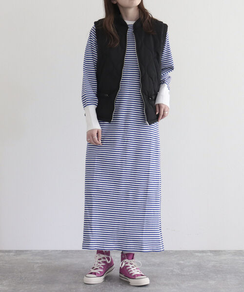 fredy emue（フレディエミュ）の「【fredyemueフレディエミュ】キルティングベスト（ダウンベスト・レディース・アイボリー/ピンク/ブラック・38）」の21枚目の写真