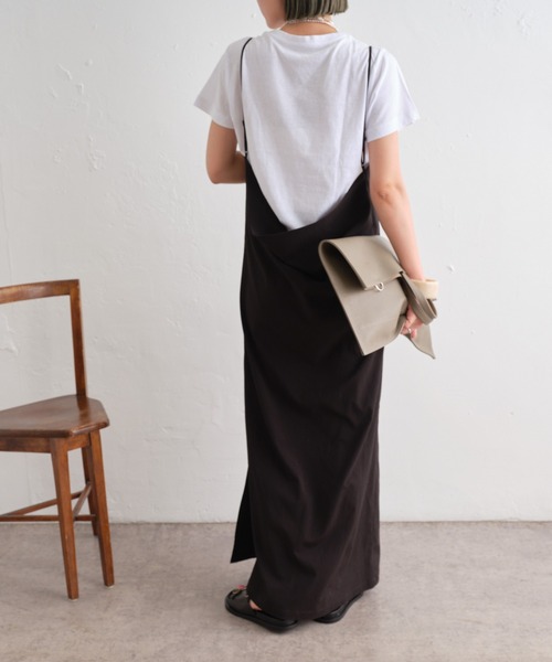 Omekashi（オメカシ）の「blancle レザーフラットトートバッグ（トートバッグ・レディース・ブラック/ベージュ・ONE SIZE）」の5枚目の写真