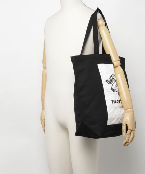 FACETASM（ファセッタズム）の「FACETASM / ファセッタズム / ×KOSUKE KAWAMURA TOTE BAG（トートバッグ・メンズ・ブラック・F）」の5枚目の写真
