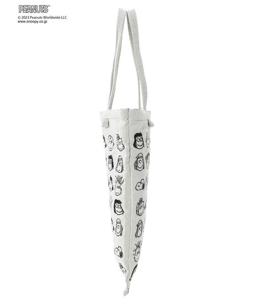 Green Parks(グリーンパークス)の「■PEANUTS コレクターズサックトート(トートバッグ・レディース・アイボリー/ベージュ・FREE)」の5枚目の写真