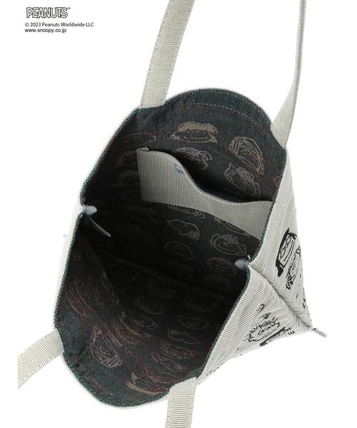 Green Parks(グリーンパークス)の「■PEANUTS コレクターズサックトート(トートバッグ・レディース・アイボリー/ベージュ・FREE)」の8枚目の写真