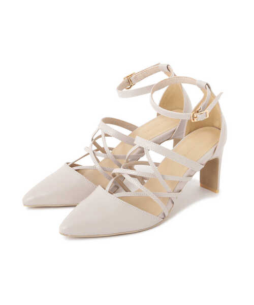 EDIT COLOGNE(エディットコロン)の「クロスアッパーパンプス(パンプス・レディース・グレー/ブラック/パープル・23.5cm/24.0cm)」の14枚目の写真