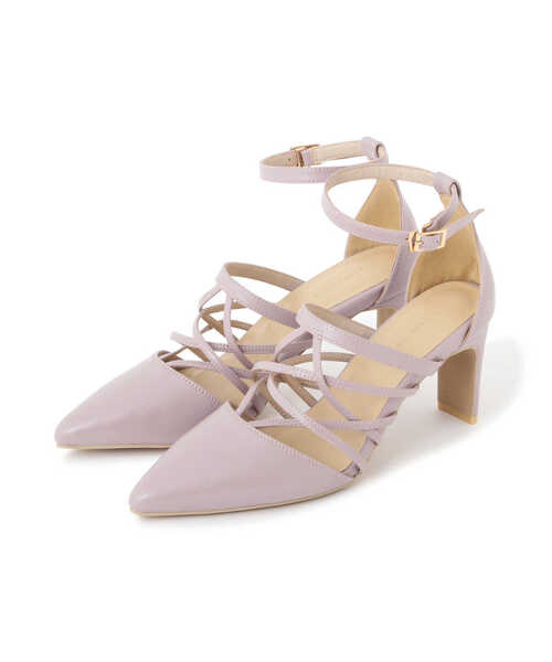 EDIT COLOGNE(エディットコロン)の「クロスアッパーパンプス(パンプス・レディース・グレー/ブラック/パープル・23.5cm/24.0cm)」の11枚目の写真