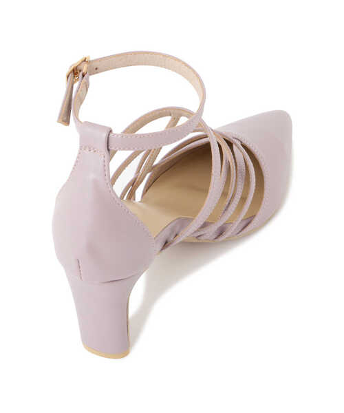 EDIT COLOGNE(エディットコロン)の「クロスアッパーパンプス(パンプス・レディース・グレー/ブラック/パープル・23.5cm/24.0cm)」の12枚目の写真