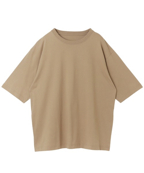 andme(アンドミー)の「コットンオーバーサイズ半袖Tシャツ(Tシャツ/カットソー・レディース・オフホワイト/チャコールグレー/ブラック/ベージュ/オートミール/ブルー系その他・M)」の21枚目の写真