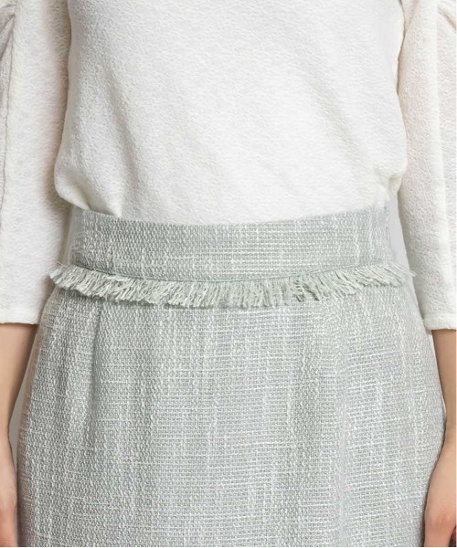 RANDA（ランダ）の「フリンジマーメイドスカート（スカート・レディース・ブルー/クリーム/グリーン・0/1）」の16枚目の写真