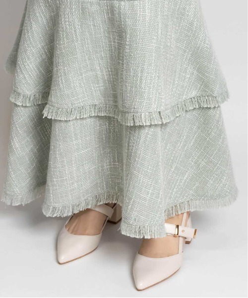 RANDA（ランダ）の「フリンジマーメイドスカート（スカート・レディース・ブルー/クリーム/グリーン・0/1）」の18枚目の写真