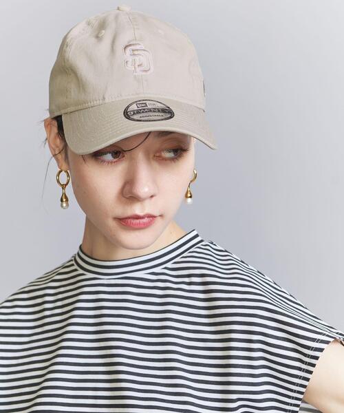 NEW ERA（ニューエラ）の「【別注】＜NEW ERA＞MLB 920 ロゴキャップ（キャップ・レディース・ブラック/ケリー/ベージュ・FREE）」の9枚目の写真