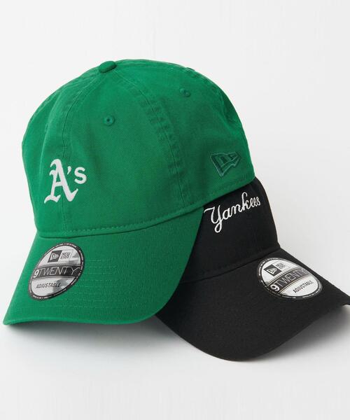 NEW ERA（ニューエラ）の「【別注】＜NEW ERA＞MLB 920 ロゴキャップ（キャップ・レディース・ブラック/ケリー/ベージュ・FREE）」の15枚目の写真