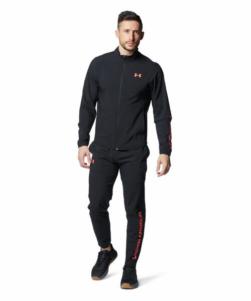 UNDER ARMOUR(アンダーアーマー)の「UAフレッシュウーブン フルジップ ジャケット(トレーニング/メンズ)(その他アウター・メンズ・オレンジ/ブラック系その他/ブラック・M/S/XL/L/XXL)」の11枚目の写真