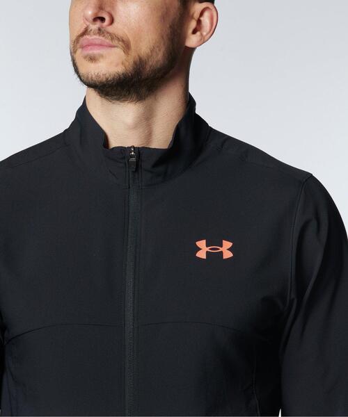 UNDER ARMOUR(アンダーアーマー)の「UAフレッシュウーブン フルジップ ジャケット(トレーニング/メンズ)(その他アウター・メンズ・オレンジ/ブラック系その他/ブラック・M/S/XL/L/XXL)」の12枚目の写真