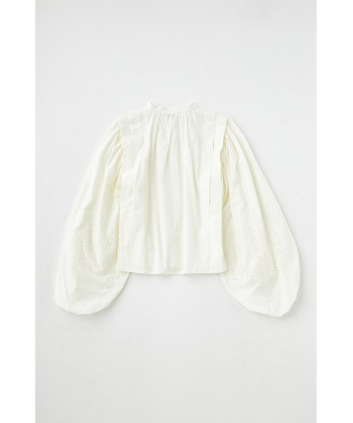 MOUSSY(マウジー)の「EYELET TUCK ブラウス(シャツ/ブラウス・レディース・ブルー/オフホワイト/ブラック・FREE)」の18枚目の写真