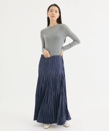 【TOGA PULLA/トーガプルラ】Polyester taffeta jersey dress