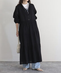 fredy emue | 【fredy emue/フレディエミュ】コットンレースティアードワンピース(ワンピース)