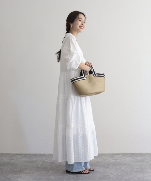 fredy emue（フレディエミュ）の「【fredy emue/フレディエミュ】コットンレースティアードワンピース（ワンピース・レディース・ブラック/レッド/オフホワイト・38）」の5枚目の写真