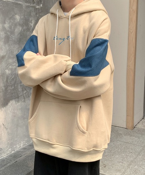 Cloudstyle(クラウドスタイル)の「【Cloudstyle】メンズ長袖裏起毛薄手パーカー(パーカー・メンズ・ブラック/ベージュ・MEDIUM/LARGE/X-LARGE/XX-LARGE/XXX-LARGE/SMALL)」の22枚目の写真