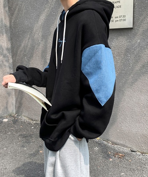 Cloudstyle(クラウドスタイル)の「【Cloudstyle】メンズ長袖裏起毛薄手パーカー(パーカー・メンズ・ブラック/ベージュ・MEDIUM/LARGE/X-LARGE/XX-LARGE/XXX-LARGE/SMALL)」の11枚目の写真