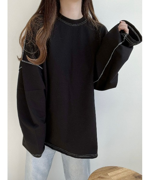 Nana(ナナ)（ナナ）の「ステッチロンT（Tシャツ/カットソー）」 - WEAR