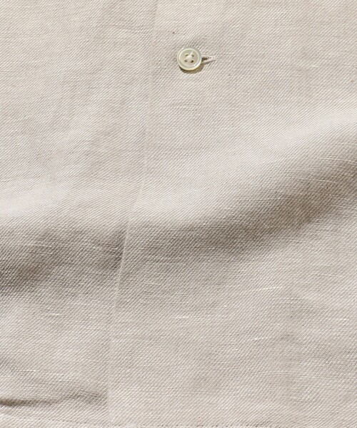 BEAMS PLUS(ビームスプラス)の「BEAMS PLUS / リネン シャンブレー ショートスリーブ オープンカラー シャツ(シャツ/ブラウス・メンズ・イエロー/ネイビー/ナチュラル・XL/L/M/S)」の17枚目の写真