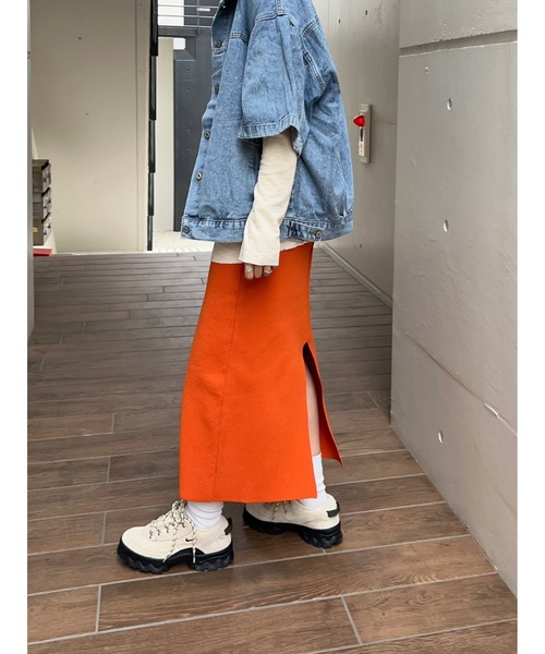 owndaily レディース　デニム　半袖　Mサイズ　ブルー owndaily（オンデイリー）の「デニムジャケット 半袖 オーバー