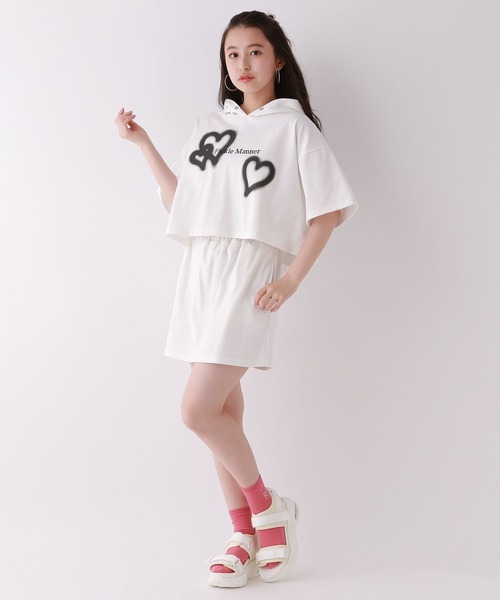 repipi armario(レピピ アルマリオ)の「☆セットアイテム/kairaコラボ☆フーディーセットアップ(セットアップ・キッズ・ブラック/ライム/ホワイト・MEDIUM/LARGE/SMALL)」の2枚目の写真