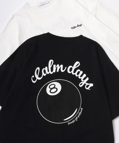 Lazar（ラザル）の「Lazar 別注 Ball ＆ Dice Tee/オーバーサイズ 8ボール ワンポイント刺繍 バックプリント 半袖Tシャツ/レディース メンズ（Tシャツ/カットソー・メンズ・ホワイト/ブラック/グリーン/ネイビー/ホワイト系その他/ブラック系その他/ホワイト系その他2/ホワイト系その他3/グリーン系その他/ブルー系その他/ブラック系その他4/ホワイト系その他5/ホワイト系その他6/ブラック系その他2/ブルー系その他2/ホワイト系その他4/ブラック系その他3・M/L/LL）」の11枚目の写真