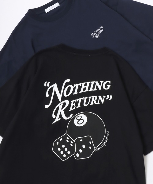 Lazar（ラザル）の「Lazar 別注 Ball ＆ Dice Tee/オーバーサイズ 8ボール ワンポイント刺繍 バックプリント 半袖Tシャツ/レディース メンズ（Tシャツ/カットソー・メンズ・ホワイト/ブラック/グリーン/ネイビー/ホワイト系その他/ブラック系その他/ホワイト系その他2/ホワイト系その他3/グリーン系その他/ブルー系その他/ブラック系その他4/ホワイト系その他5/ホワイト系その他6/ブラック系その他2/ブルー系その他2/ホワイト系その他4/ブラック系その他3・M/L/LL）」の12枚目の写真