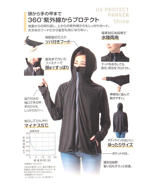 セール】UVプロテクト シャインパーカー（パーカー）｜one'sterrace