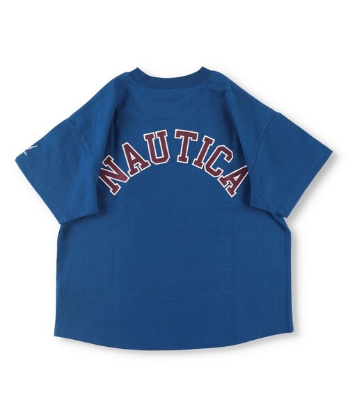 NAUTICA(ノーティカ)の「【NAUTICA/ノーティカ】BACKアップリケロゴ半袖Tシャツ(Tシャツ/カットソー・キッズ・オレンジ/ブルー・S/XL/XS/M/L)」の13枚目の写真