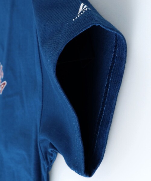 NAUTICA(ノーティカ)の「【NAUTICA/ノーティカ】BACKアップリケロゴ半袖Tシャツ(Tシャツ/カットソー・キッズ・オレンジ/ブルー・S/XL/XS/M/L)」の3枚目の写真