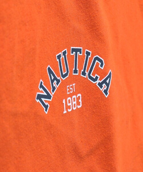 NAUTICA(ノーティカ)の「【NAUTICA/ノーティカ】BACKアップリケロゴ半袖Tシャツ(Tシャツ/カットソー・キッズ・オレンジ/ブルー・S/XL/XS/M/L)」の6枚目の写真