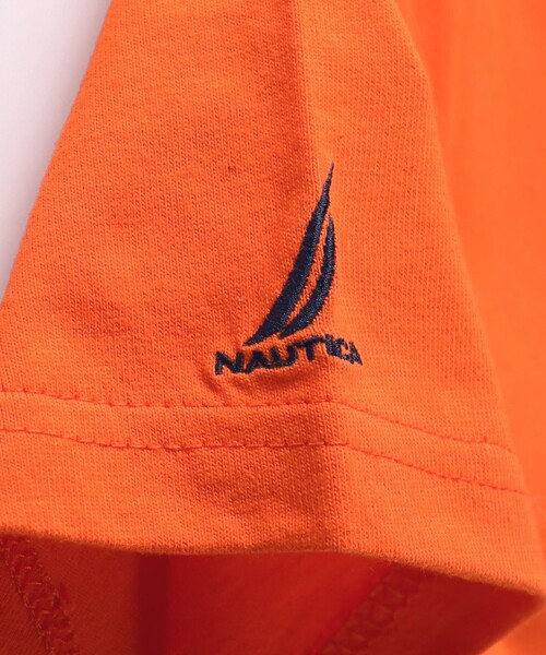 NAUTICA(ノーティカ)の「【NAUTICA/ノーティカ】BACKアップリケロゴ半袖Tシャツ(Tシャツ/カットソー・キッズ・オレンジ/ブルー・S/XL/XS/M/L)」の11枚目の写真