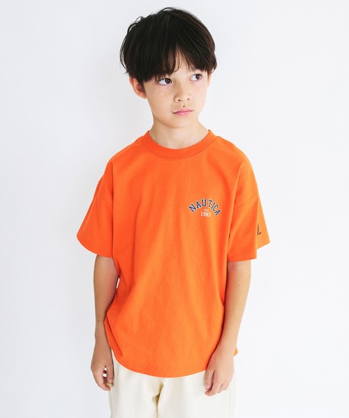 NAUTICA(ノーティカ)の「【NAUTICA/ノーティカ】BACKアップリケロゴ半袖Tシャツ(Tシャツ/カットソー・キッズ・オレンジ/ブルー・S/XL/XS/M/L)」の18枚目の写真